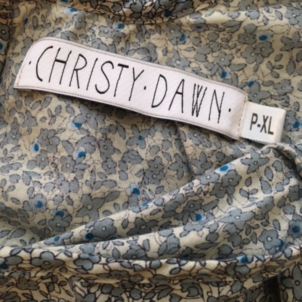 SMALL FITTING- Christy Dawn Theo Dress in Calico Mist -size XLP but runs SMALL!! - Picture 8 of 10